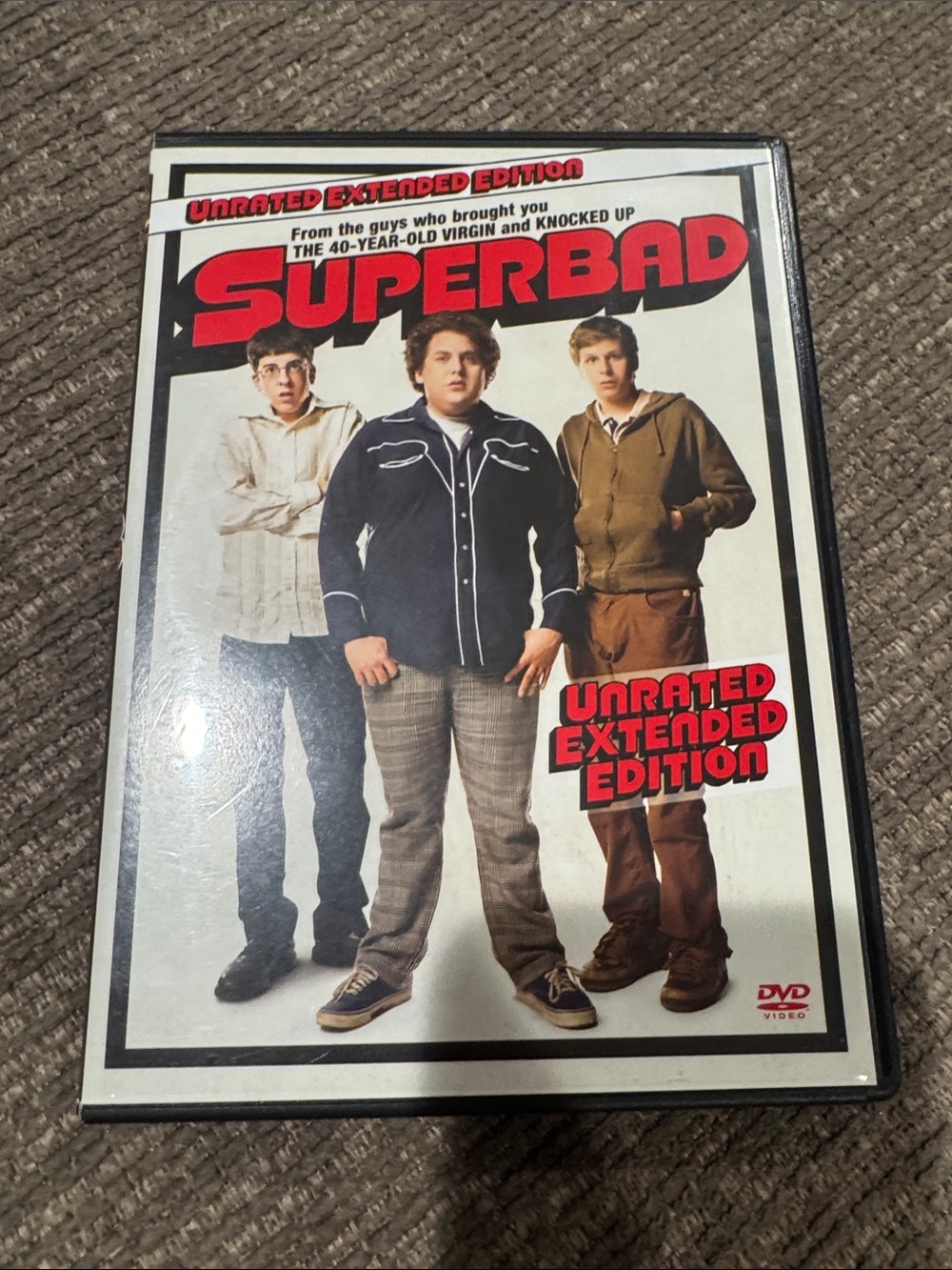 Superbad Unrated Extended Edition DVD - good condition